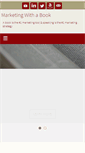 Mobile Screenshot of marketingwithabook.com